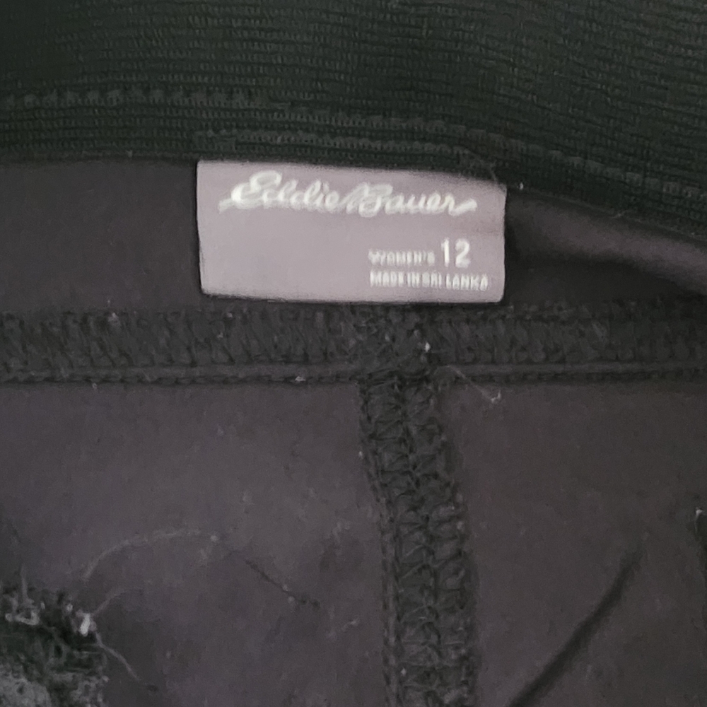 Eddie Bauer Black, Navy and Olive Nylon Hiking Bermuda Shorts Lot. Sz. 12 - Picture 11 of 13